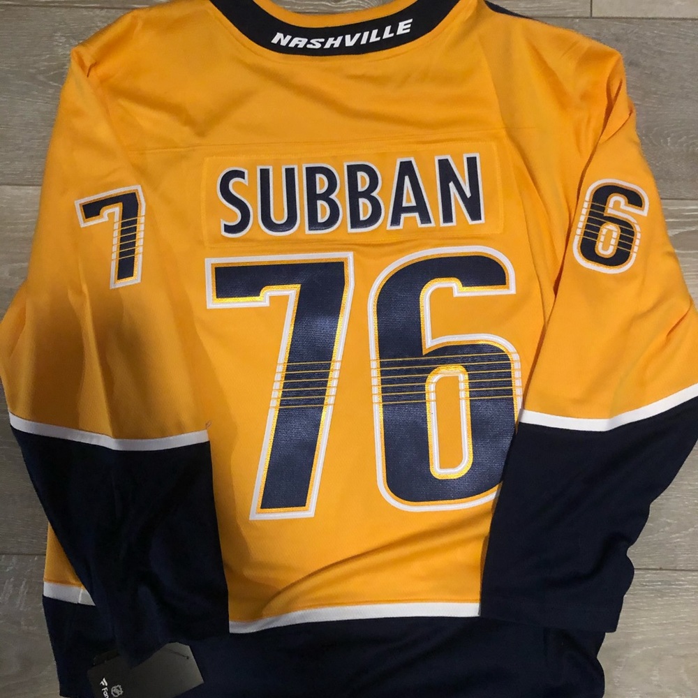 PK Subban Fanatics jersey size large. NWT